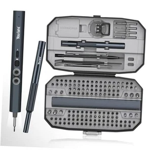 Mini Electric Screwdriver 155 in 1 Small Precision Screwdrivers Set Max 5 Grey - Picture 1 of 7