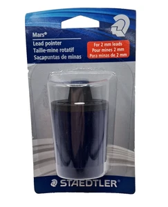 Staedtler Mars Lead Pointer Tub - Sharpener For 2mm Pencil Leads / 502 BK A6 - Picture 1 of 3