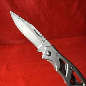 Gerber Paraframe I Pocket  Clip Folding Knife Serrated Titanium Nitride 22-48445 - Picture 1 of 7