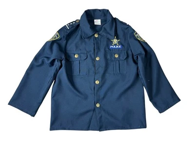 Camisa Disfraz Policía Unisex Niños M (8-10) Halloween Juegos con disfraces Vestir América Foto 1 de 4