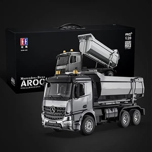 DoubleE E590003 1/20 RC Dump Truck 6*6 RTR Electric Lifting Tipper Vehicle Sound - Picture 1 of 10