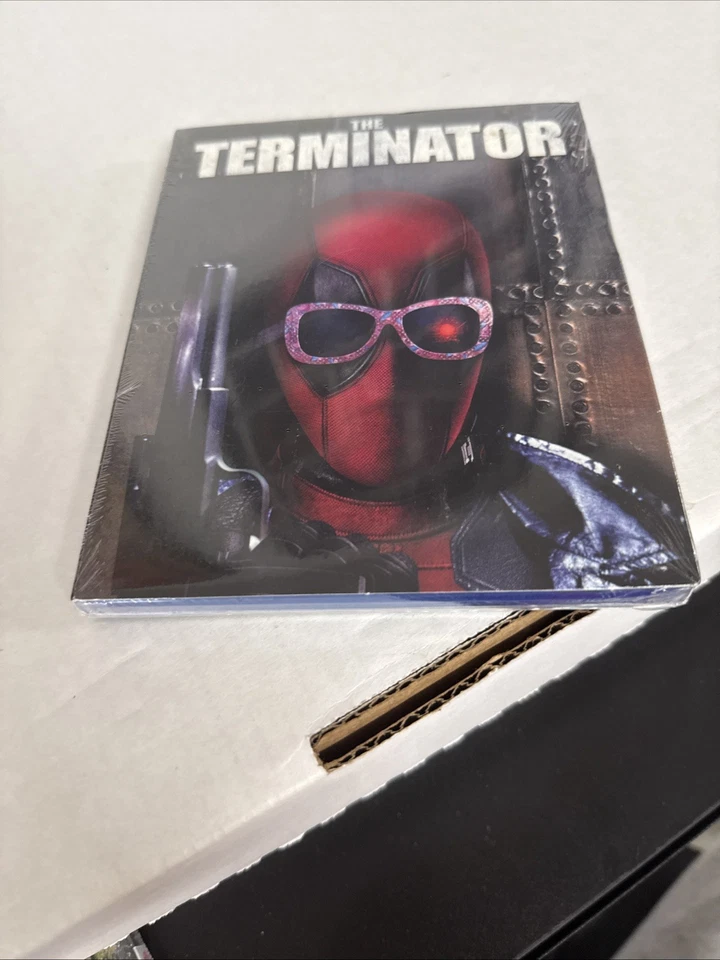 The Terminator (Blu-ray+Digital, 1984) with OOP Deadpool Slipcover - Image 1 of 4