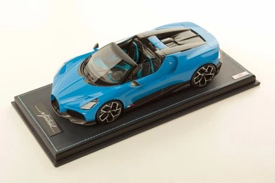 MR Collection Bugatti W16 Mistral Blue 1/18. BUG015C - Immagine 1 di 4