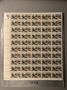 Scott 1243 5 Cent  Charles M. Russell Full Sheet Of 50 - Picture 1 of 2