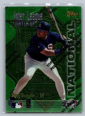 Topps Interleague Matchup 1997 Tony Gwynn y Juan González Foto 1 de 2