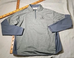 Camisa Under Armour Hombre 2XL XXL Gris Azul Mercedes Logo Coldgear Preformance - Imagen 1 de 13