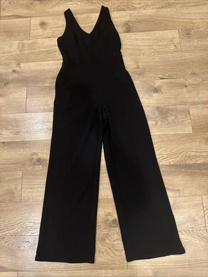 Mono sin mangas negro mediano Crystal Sky para mujer con bolsillos Foto 1 de 4