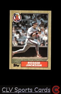 Baseball sports Topps Reggie Jackson California Angels - Picture 1 of 2