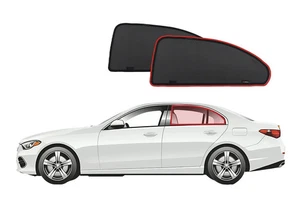 MERCEDES-BENZ C-CLASS SEDAN 5TH GENERATION CAR REAR WINDOW SHADES (W206; 2021-O - Picture 1 of 6