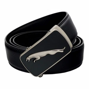 Men’s Ratchet Leather Belt – Automatic Buckle Adjustable Formal Casual Waist Q65 - Picture 1 of 10
