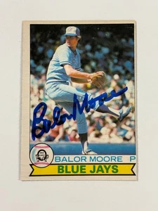 Balor Moore Signed 1979 O-Pee-Chee OPC Baseball Card #122 Auto Autograph 1 - Picture 1 of 2