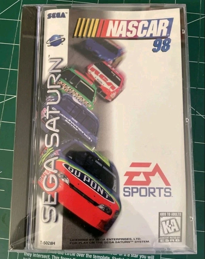 🪐 SEALED 🚘 Nascar 98 🪐 Sega Saturn 🪐 1997 - Image 1 of 4