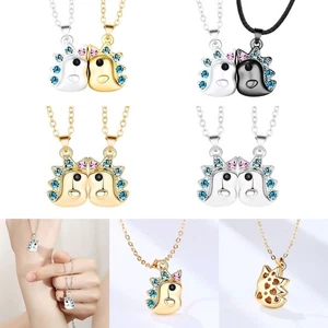 2Piececs for Necklaces Matching Necklace for Girls Boy Birthday - Picture 1 of 9