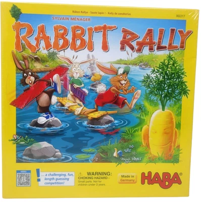 HABA Rabbit Rally Board Game Sylvain Menager Germany New Sealed 302217 - Image 1 of 4