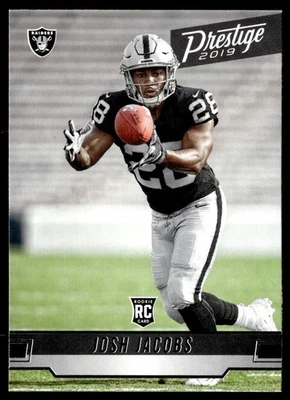 2019 Panini Prestige Josh Jacobs Rookie Oakland Raiders #240 - Image 1 of 2