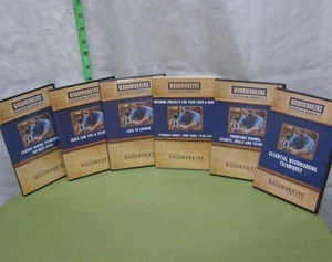 WOODWORKER GUILD OF AMERICA six 6 DVD lot Cabinet Making Techniques - Imagen 1 de 2