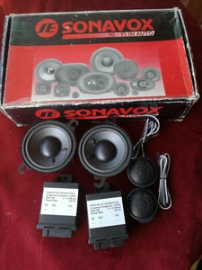 SONAVOX  SCS 87 Kit  sistema 2 vie separate VINTAGE per WW Golf e SEAT TOLEDO - Imagen 1 de 3