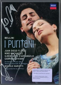 2.DVD Nino MACHAIDZE & Juan Diego FLOREZ Signiert BELLINI I PURITANI D'ARCANGELO - Bild 1 von 1