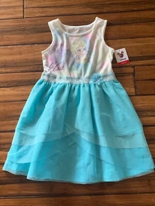 Dress Elsa Princess Dress NWT $54 Girls 7 Disney J. Beans Elsa Back to School - Picture 1 of 8