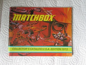 Matchbox Collector's Catalog-1972 USA Edition (48 Page Color Book) Original - Picture 1 of 12