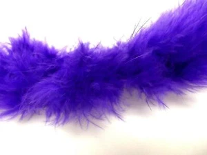 Trimits High Quality Decorative Marabou Boa Feather Trim - PURPLE - Picture 1 of 1