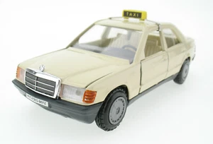 CURSOR 1182 Mercedes-Benz 190 E TAXI 1:35 in Box Auto Model Car 190E W 201 - Picture 1 of 5