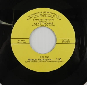Gene Thomas "Minnow Hauling Man/I Taught You So Many Things Rare Promo Country - Picture 1 of 4