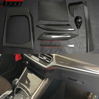 Kit de salpicadero interior de consola de carbono seco para BMW Serie 3 4 G20 G21 G22 G23 20+ Foto 1 de 4