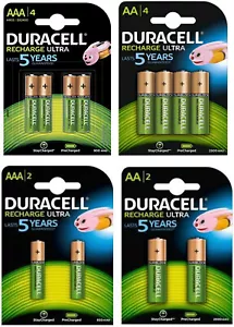 Duracell Recharge Ultra Battery Accus AAA Micro 900mAh and AA Mignon 2500mAh - Picture 1 of 6