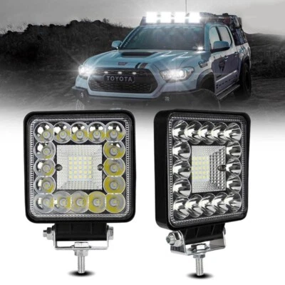2 PEZZI LAMPADA DA LAVORO 8W IP68 LED LUCE FARO FARETTO AUTO BARCA CAMION 12V - Immagine 1 di 4