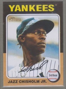 2024 Topps Heritage #523: Jazz Chisholm Jr. - Picture 1 of 1