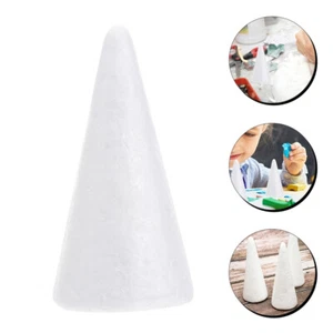24 Pcs Christmas Tree Craft Christmas Decorations Diy Foam Cones Crafts - Picture 1 of 12