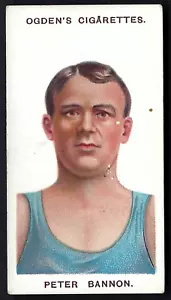 OGDENS - PUGILISTS & WRESTLERS (1-50) - #33 PETER BANNON - Picture 1 of 2