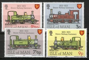 Isle of Man 1973, Locomotives, Railway set VF MNH, Mi 29-32 - Imagen 1 de 1