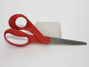 FISKARS Left-Handed Scissors Shears F9850 8.5” - STAINLESS STEEL - Made Finland - Picture 1 of 10