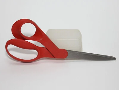 FISKARS Left-Handed Scissors Shears F9850 8.5” - STAINLESS STEEL - Made Finland - Image 1 of 4