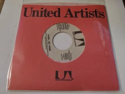 Johnny Rivers Think His Name NM Original Promo United Artists 45RPM Record 1971 - Image 1 of 3