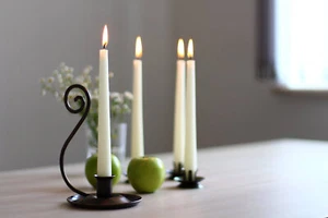 Taper Dinner Candles - Pack of 10 - Non Drip Tapered Candle Boxed - 11 Colours - Picture 1 of 12