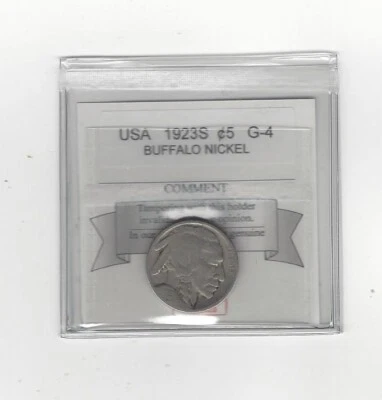 1923s  Buffalo, Indian Head ¢5 Cent, Coin Mart - Image 1 of 2