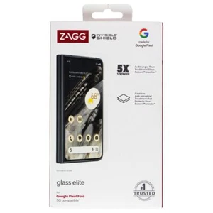Zagg Protection Invisible Verre Elite Écran Protecteur pour Google Pixel Fold - Photo 1 sur 2