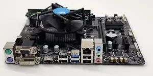 Placa madre Gigabyte M-ATX con CPU Intel Core i3 8100 y 8 GB DDR4 RAM - Imagen 1 de 7