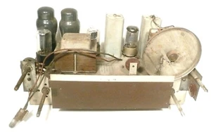 parte vintage SPARTON 651 DA TAVOLO: CASSA non testata con TUTTI E 6 I TUBI - Foto 1 di 5