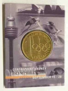 Australien 2000 Olymphilex Dollar Sydney Rand-Lettered UNC - Bild 1 von 3