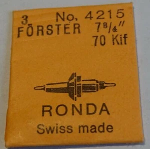 Relojería Para Reloj Forster 7 3/4" 70 KIF Un Eje De Balancín - Imagen 1 de 2