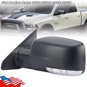 Left Driver Side Mirror For Dodge Ram 1500 2013-2019 Power Heated Turn Signal LH - Bild 1 von 20