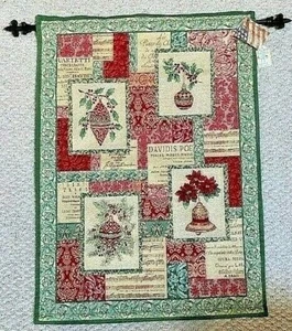 Manueller Holzarbeiter & Weber Urlaub Weihnachten Wandbehang Wandteppich Anlässe - Bild 1 von 8