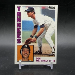1984 Topps #8 Don Mattingly Rookie New York Yankees Vintage Baseballkarte - Bild 1 von 2
