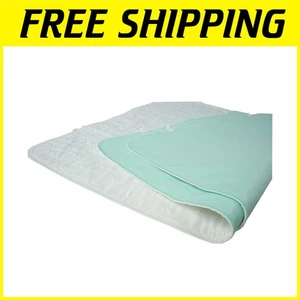 Pack of 2 Quilted Cotton Top Underpad 34"X52" Reus - Picture 1 of 10