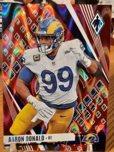 Aaron Donald 2023 Panini Phoenix Red Blue Seismic SP #95 Los Angeles Rams /199 - Bild 1 von 4
