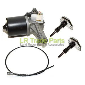FITS DEFENDER NEW FRONT WINDSCREEN WIPER KIT, MOTOR SPINDLES CABLE (2002+) - Picture 1 of 1